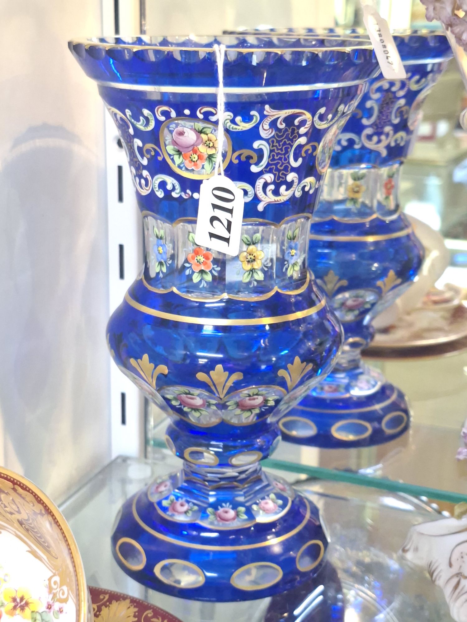 Blue Bohemian Vase