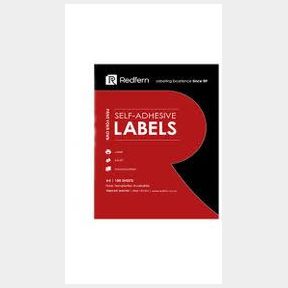 SEALED-Redfern 22up A4 Bordered Inkjet Laser Labels 100 Sheets- Bar 6006624001656 - 51739/774 A1