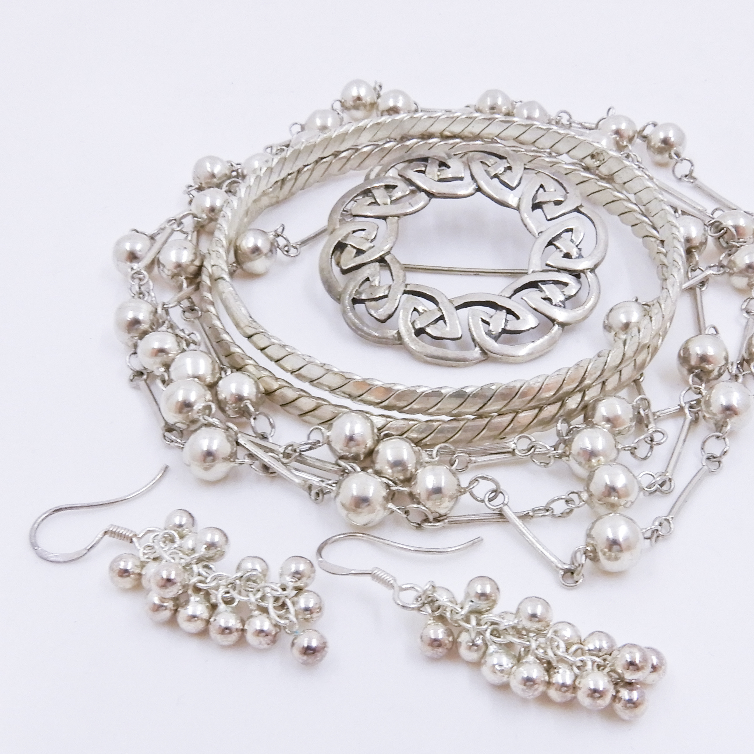 252. · 5 Piece Sterling Silver Lot, 95g
