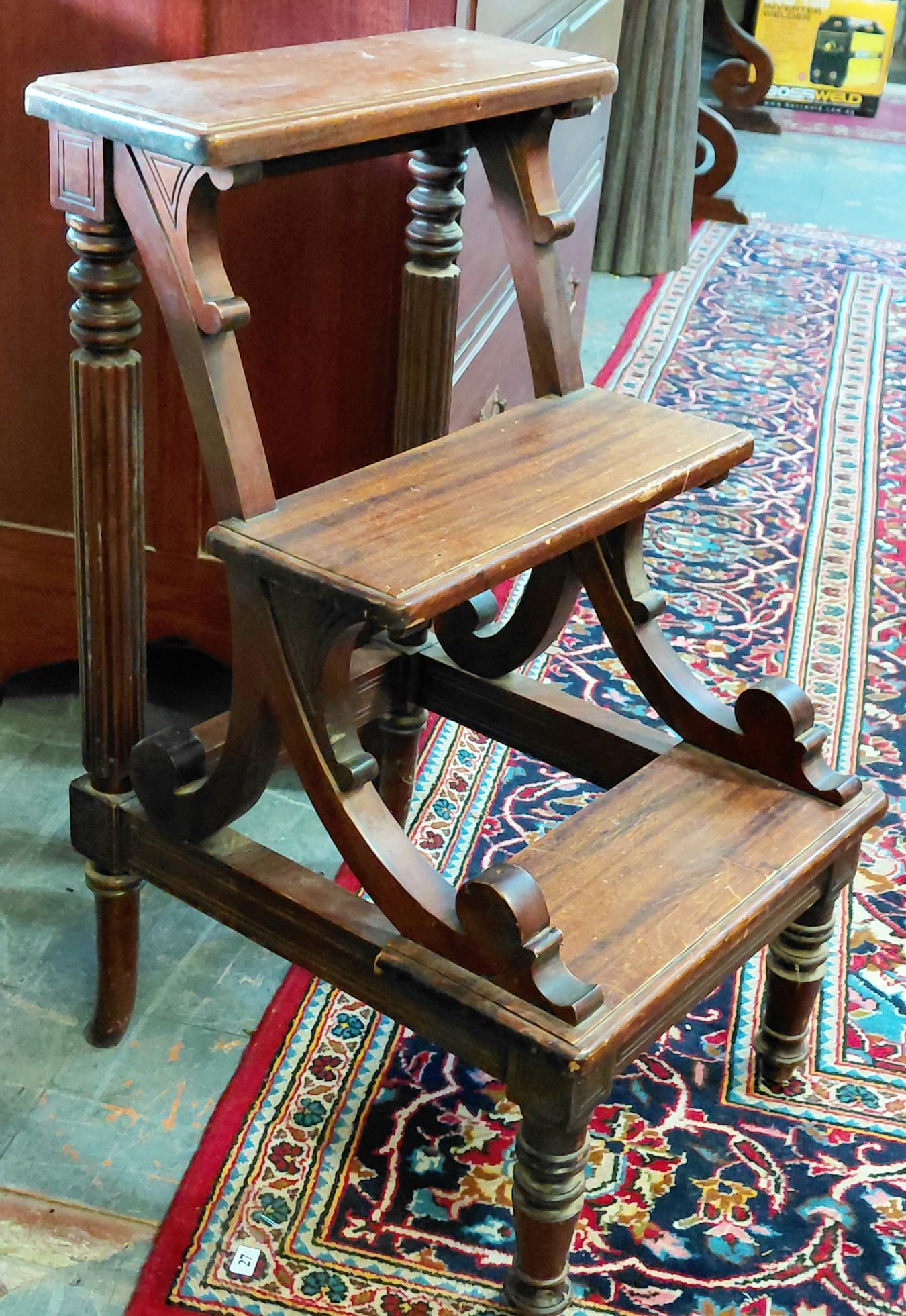 26 · MAHOGANY LIBRARY STEPS