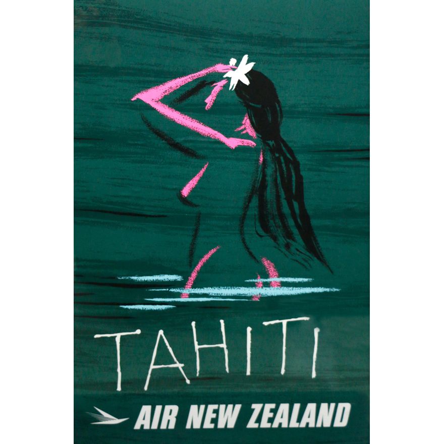 Arthur Aldred Thompson - ‘Air New Zealand - Tahiti’