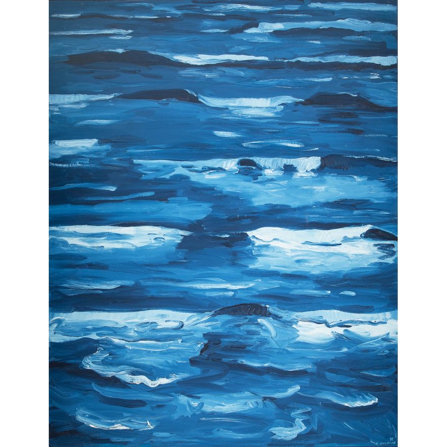 Edward Dwurnik | Morze, z Cyklu Błękitne, 1992 r.
