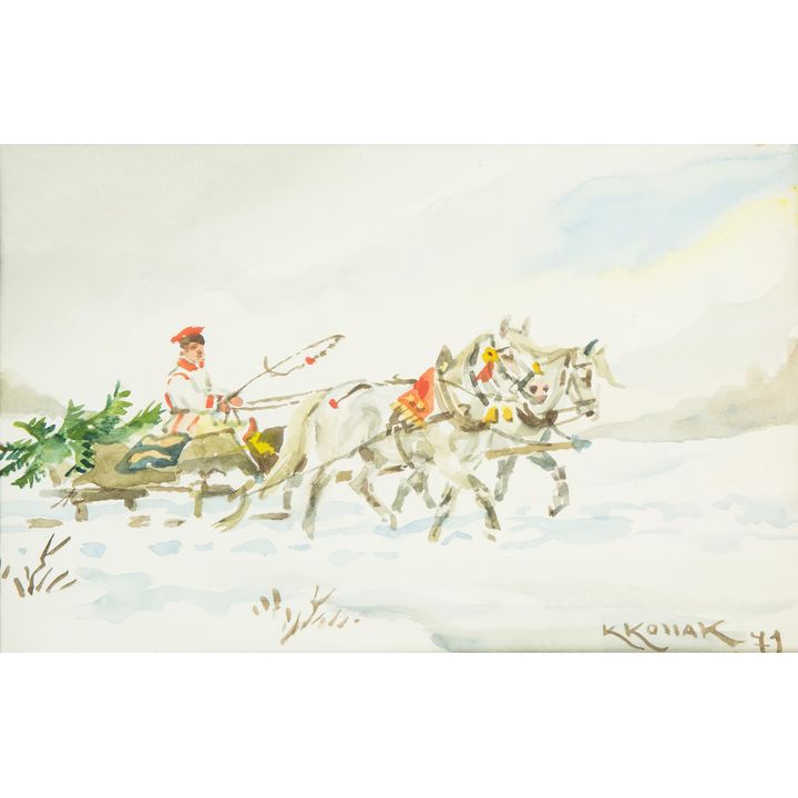 Karol Kossak | Zbliżają się święta, 1971 r.
