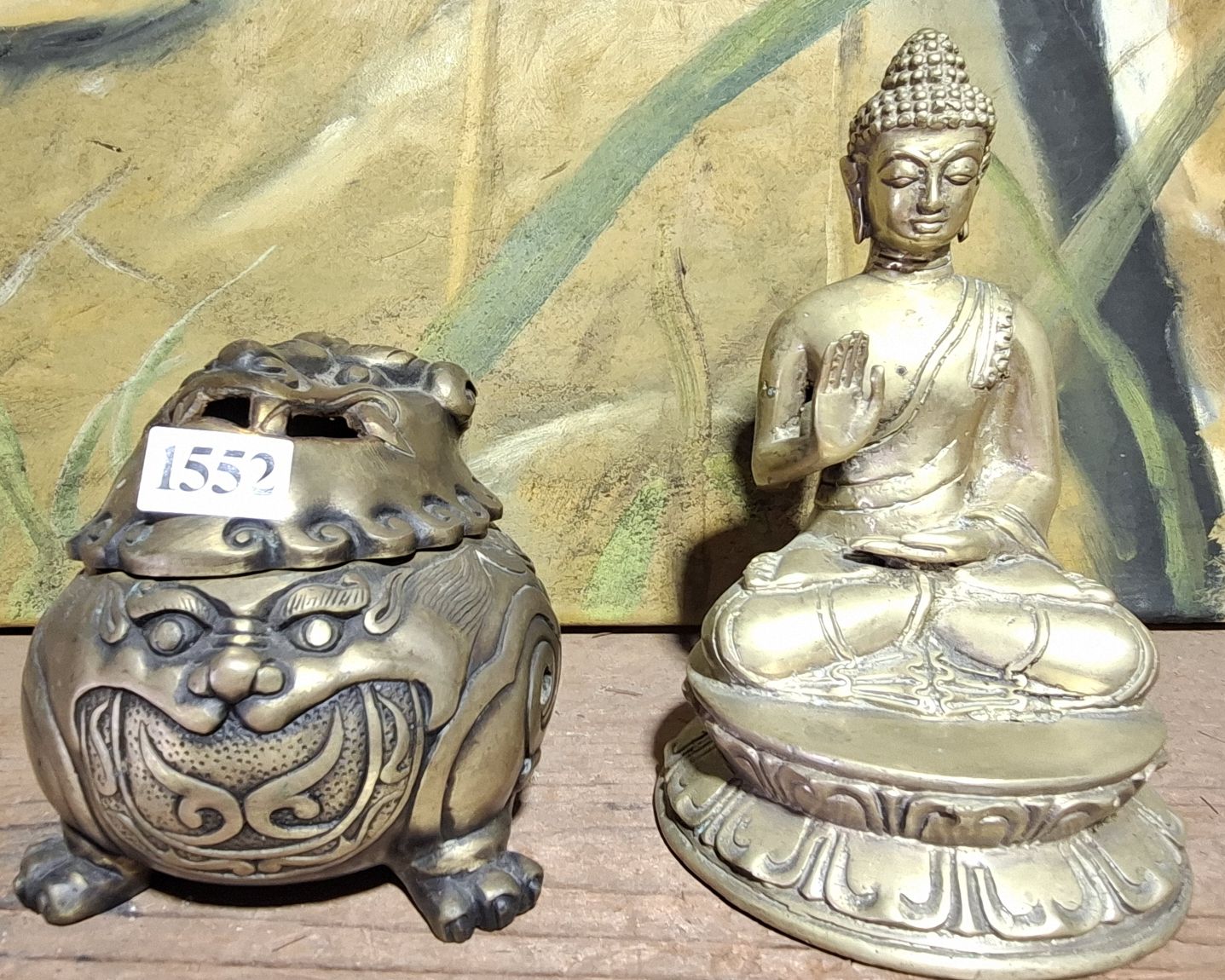 Brass Buddha And Demon Censor