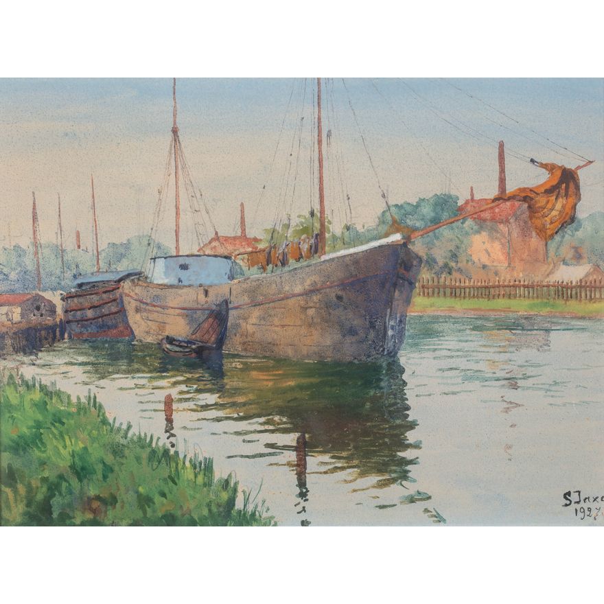 Soter Jaxa - Małachowski | W porcie, 1927 r.