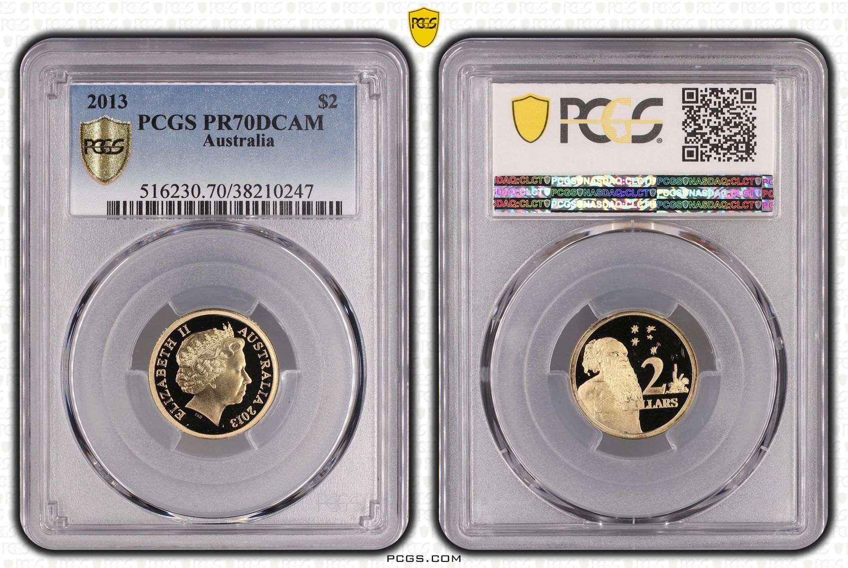 2013 Australia Two Dollar, $2 PCGS - PR70DCAM POP 24/0 -247