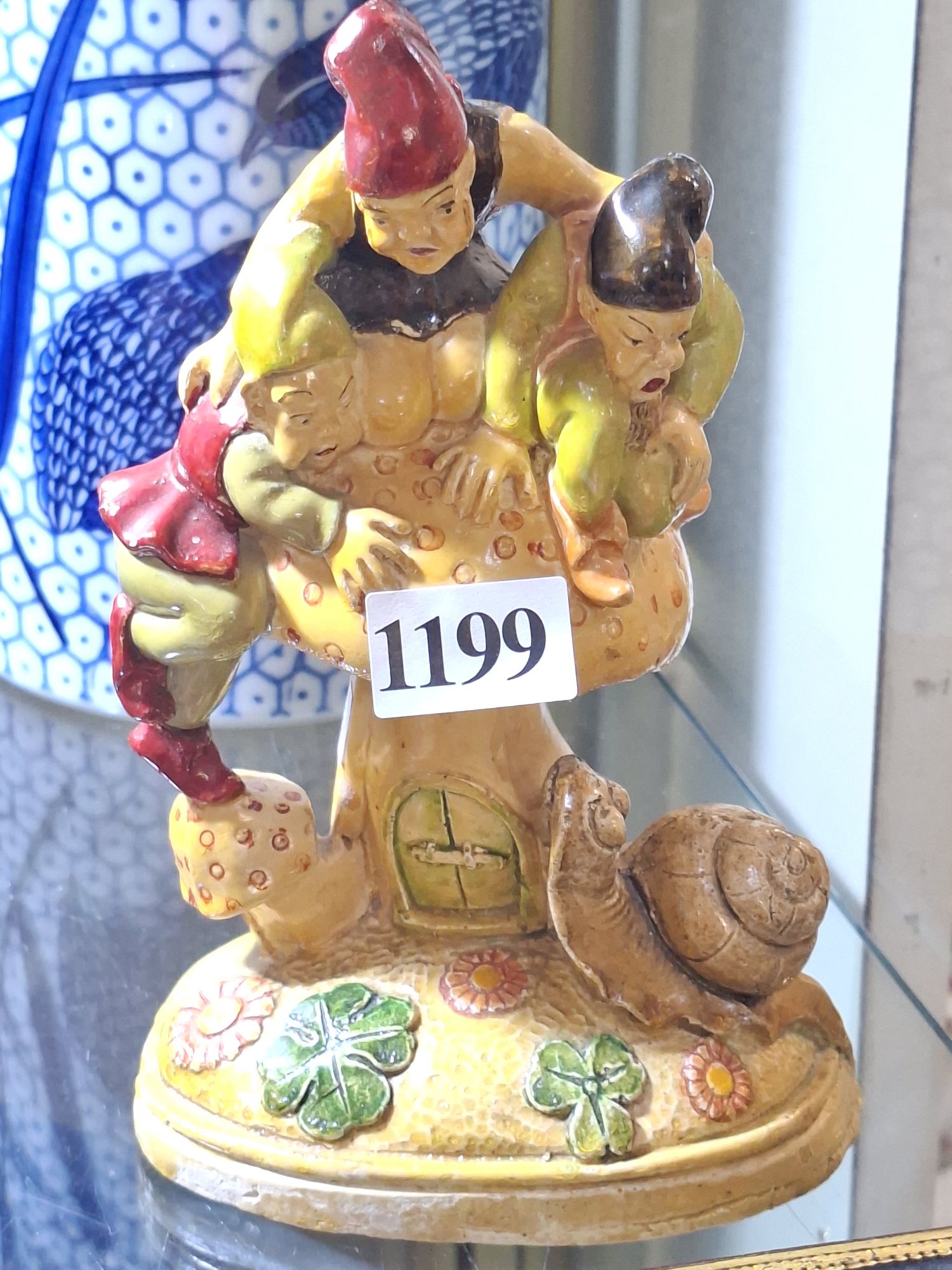 Chalk Ware Gnome Figurine