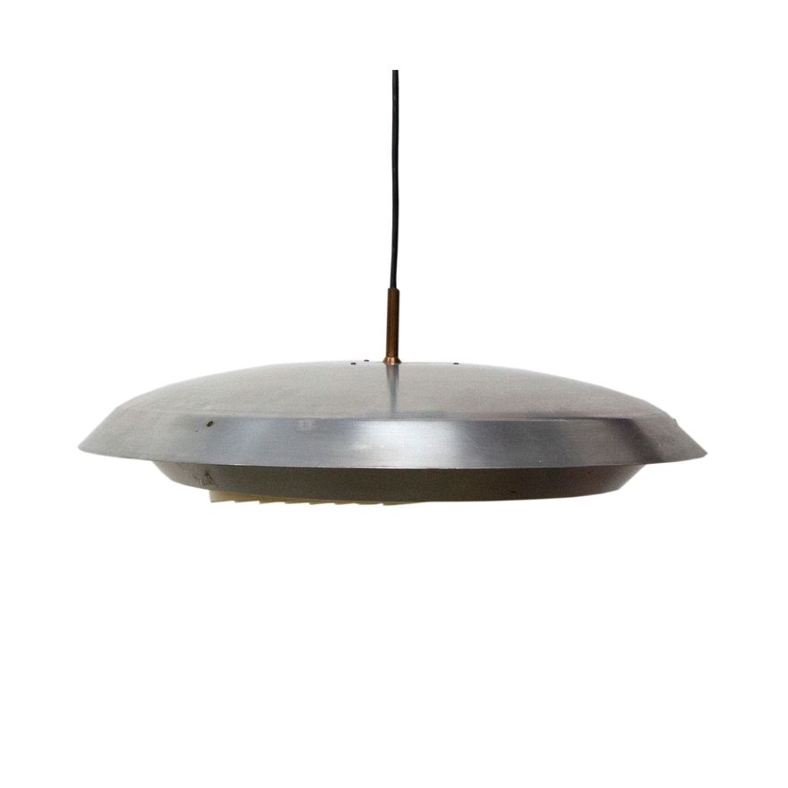 A 1960s retro flying saucer pendant lamp