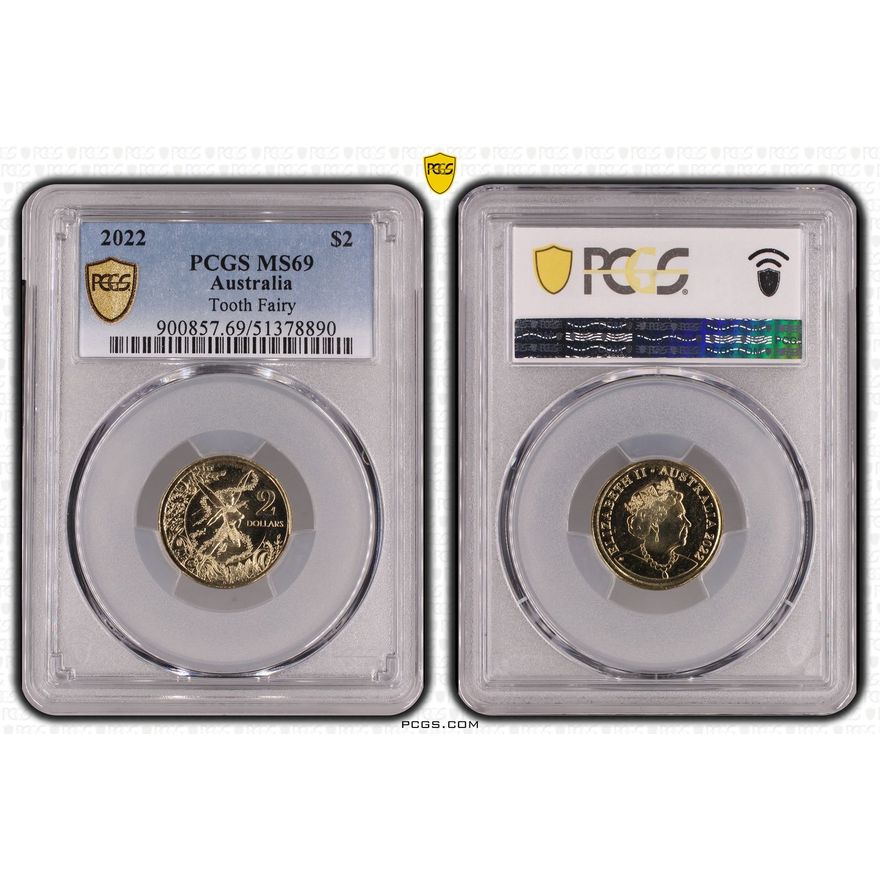 Tooth Fairy, Two Dollar, 2022, PCGS MS69