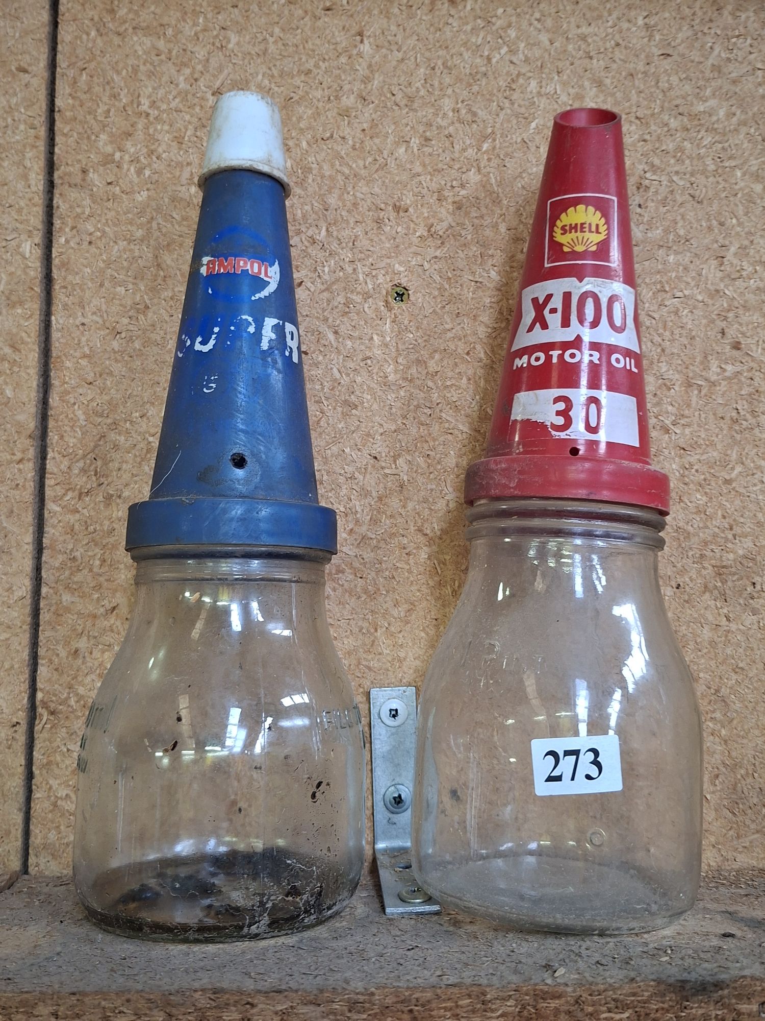 2 Oil Bottles And Pourer Caps