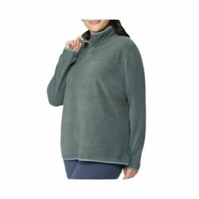 32 DEGREES BUTTON SNAP NECK FLEECE SOFT PULLOVER LARGE