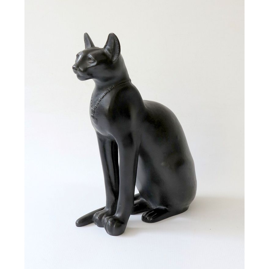 HEAVY RESIN EGYPTIAN CAT
