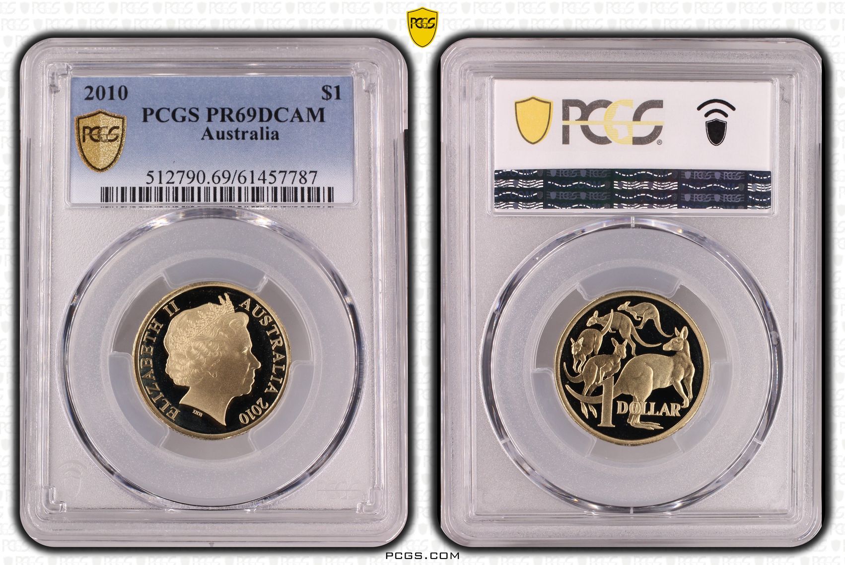 One Dollar, 2010, PCGS PR69DCAM