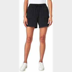 Mondetta Womens Midweight Ribbed Scuba Short (US, Alpha, Large, Regular, Regular, Black)