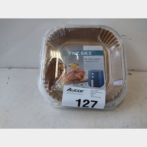 SQUARE DISPOSABLE AIR-FRYER PARCHMENT PAPER LINERS - 100 PACK