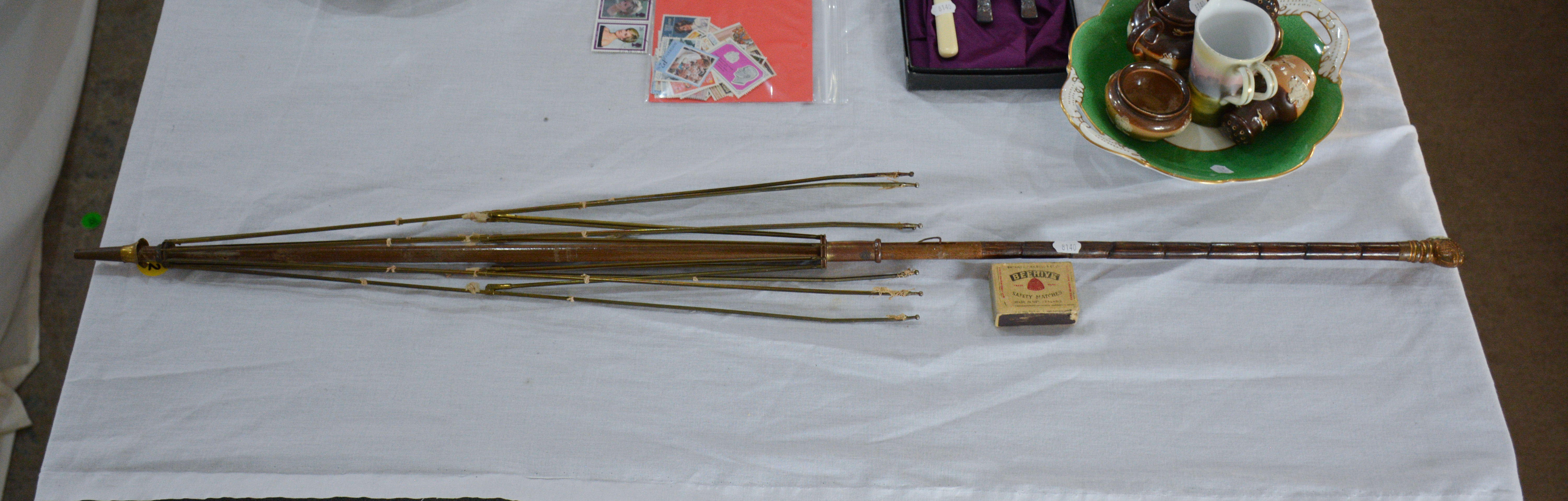 Antique Parasol - Opens and Closes - No Silk Cover — NZ auction result
