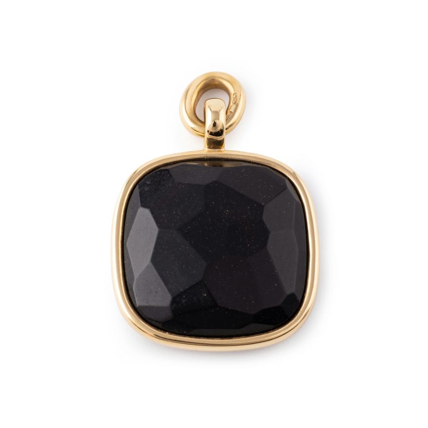 Italian Made Garnet Pendant 18ct
