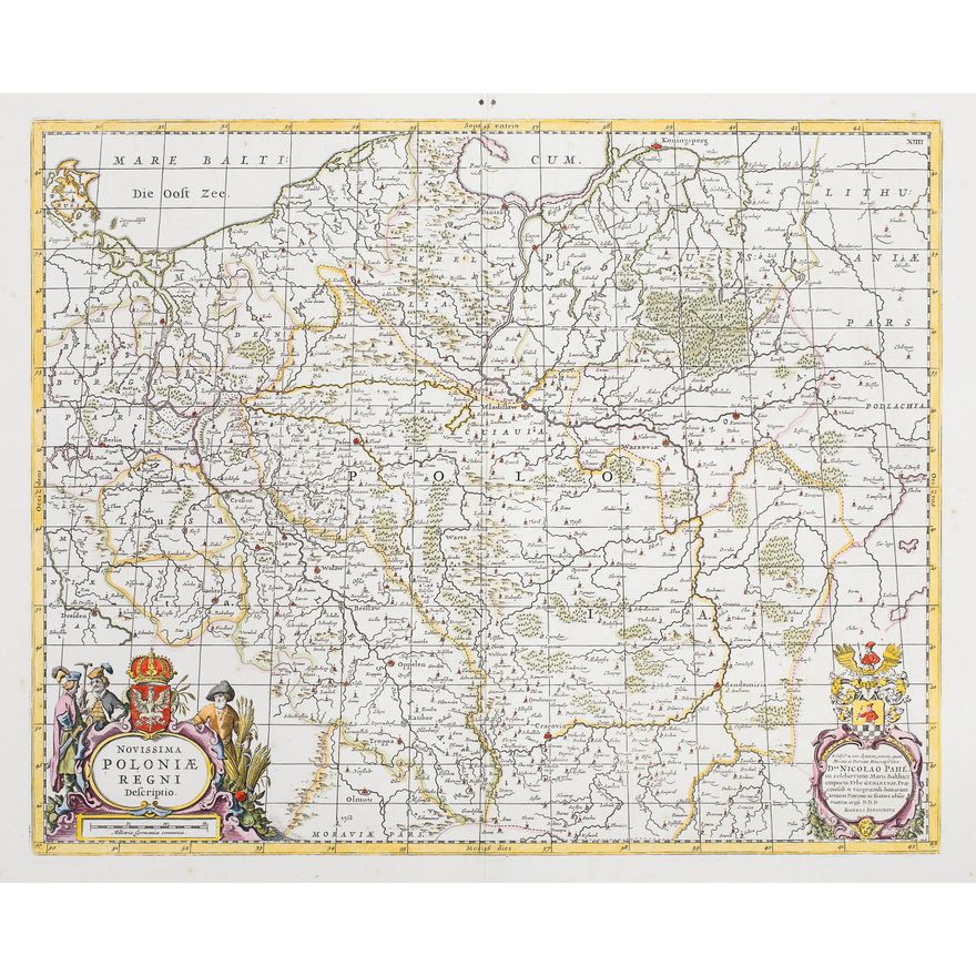 Joannes Janssonius | Novissima Poloniae Regni descriptio