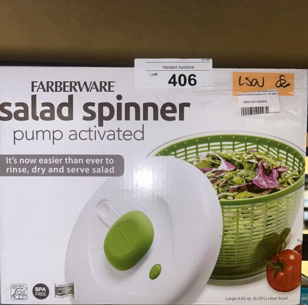 Farberware Salad Spinners, Pump Activated