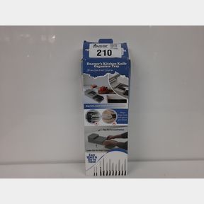 2 TIER KITCHEN KNIFE ORGANISER TRAY - STORES UP TO 9 KNIVES