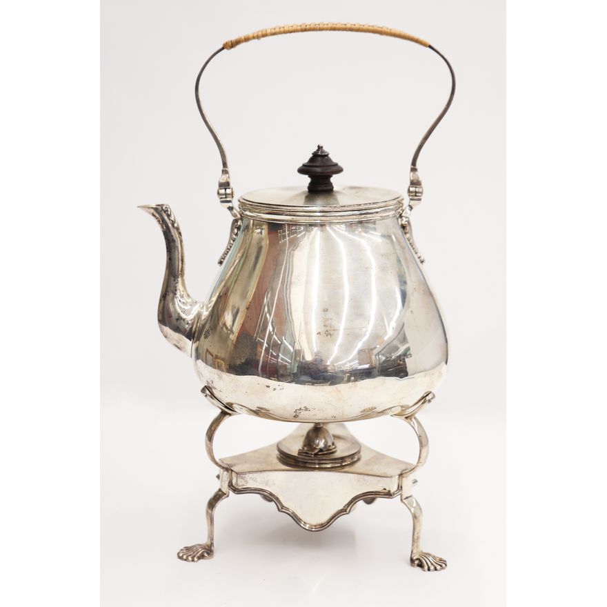 Gerrard & Co. London Sterling Kettle on Stand