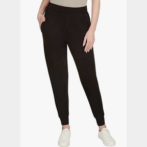 MATTY M WOMEN'S THE ESSENTIAL JOGGER BLACK SZ MED