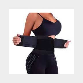Hot Power Slimming Body Shaper Waist Trainer Corset Belt - Black - Black - 3XL - Bar 9902025023396 - 51748/18669 SN B3 (S6)