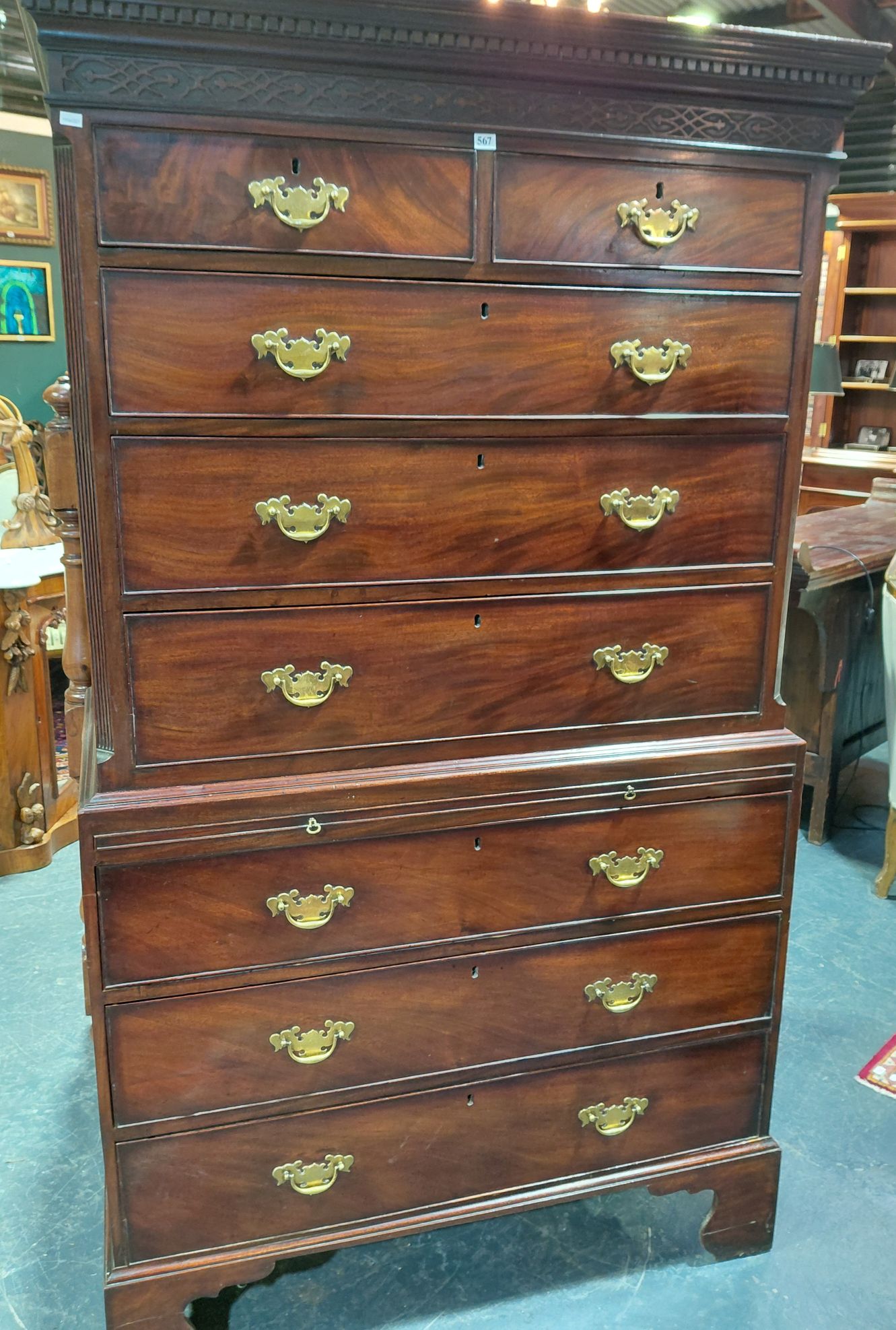 567 · GEORGIAN CHEST ON CHEST