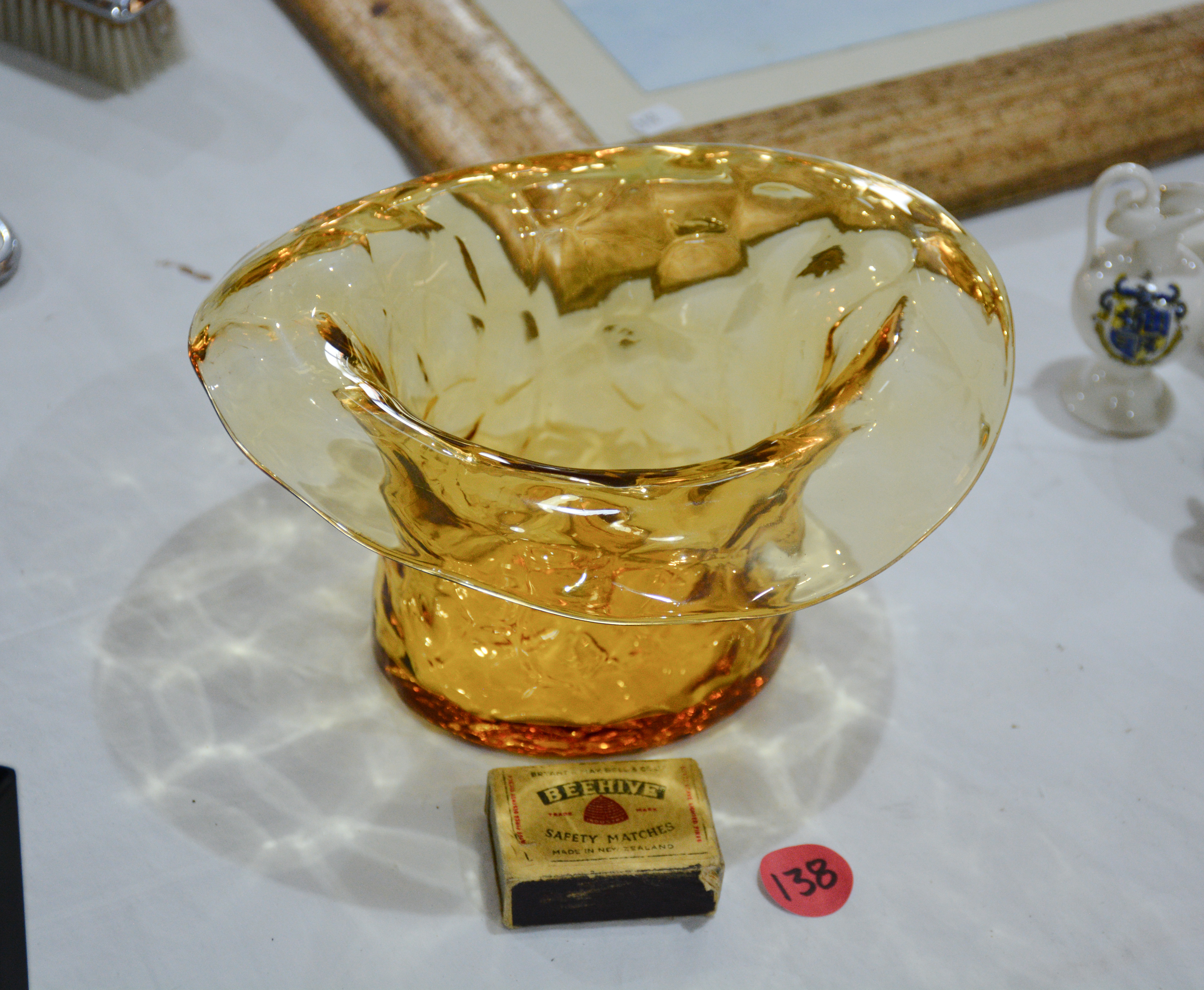Whitefriars Top Hat Art Glass Vase — NZ auction result