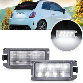 2PCS LED LICENSE PLATE LIGHTS NUMBER LAMP FOR FIAT 500 DODGE VIPER JEEP GRAND CHEROKEE POWERED BY HIGH POWER SMD XENON WHITE LED E