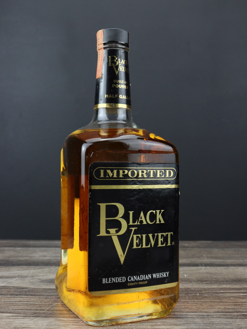 Black Velvet Blended Canadian Whisky (1/2 Gallon)