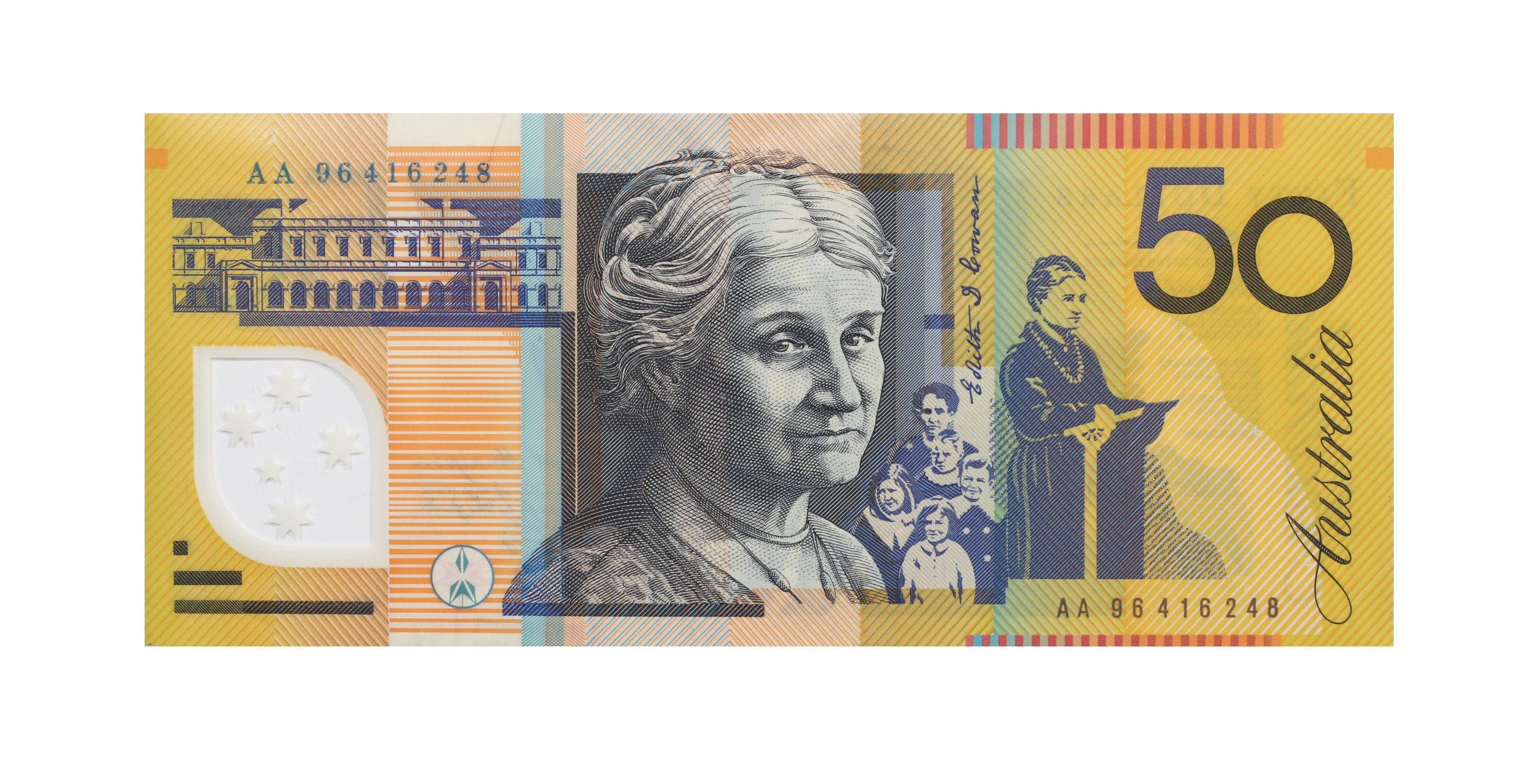 2259. · Fraser/Evans, Fifty Dollars, 1996, Nearly Uncirculated