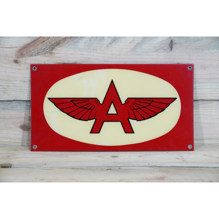 Flying A Logo Single Sided Porcelain Sign TAC 9