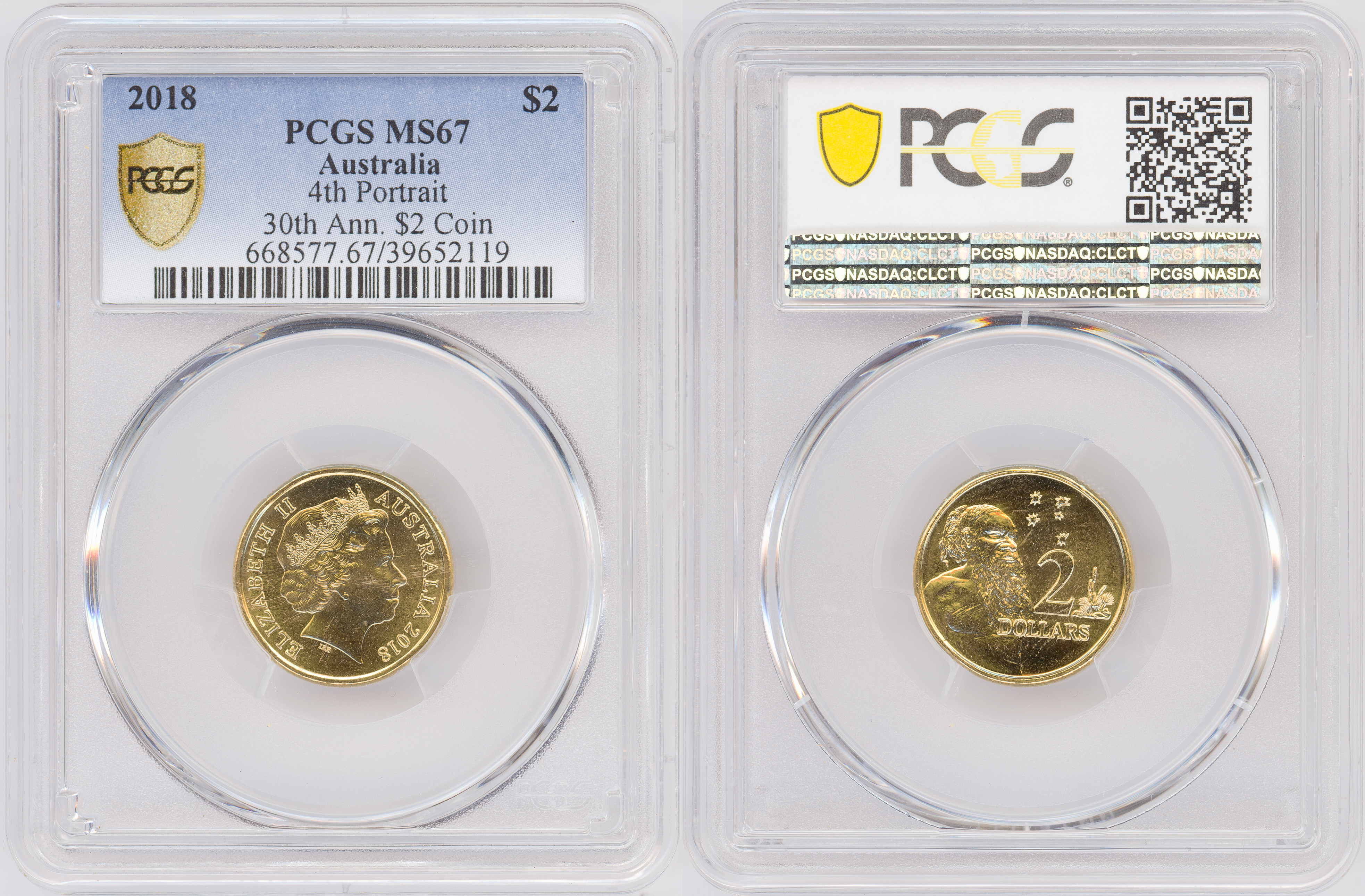 4th Portrait, Two Dollar, 2018, PCGS MS67