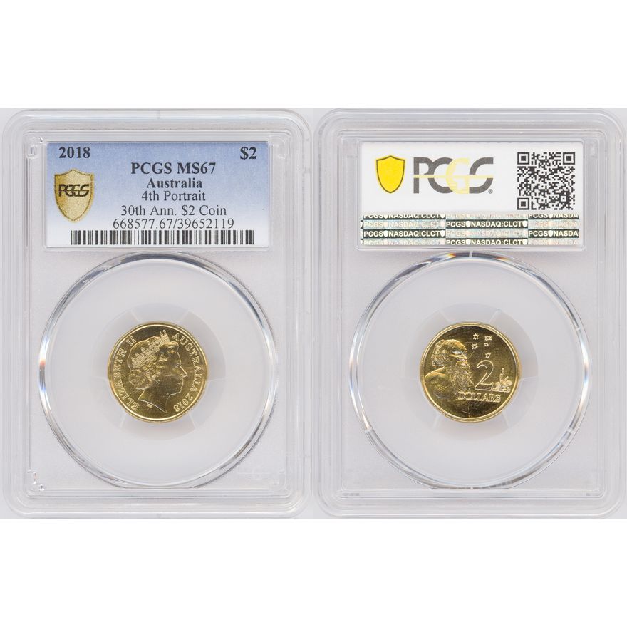 4th Portrait, Two Dollar, 2018, PCGS MS67