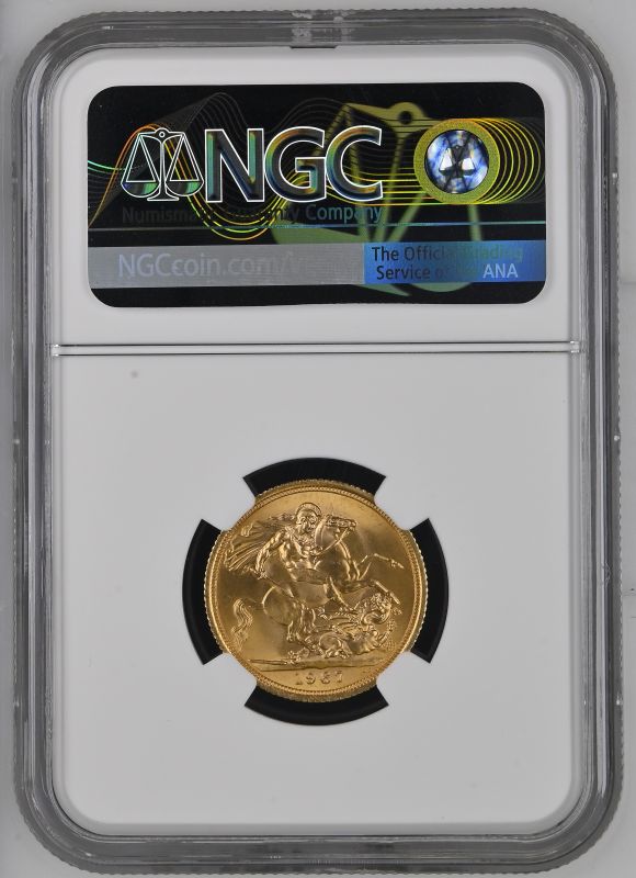 1967 Gold Sovereign Single-Finest NGC MS67 | The Coin Cabinet Auctions