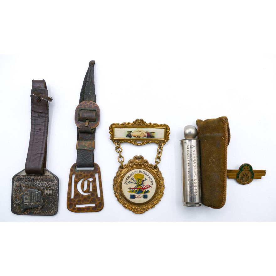 Box Antique Watch Fobs etc.