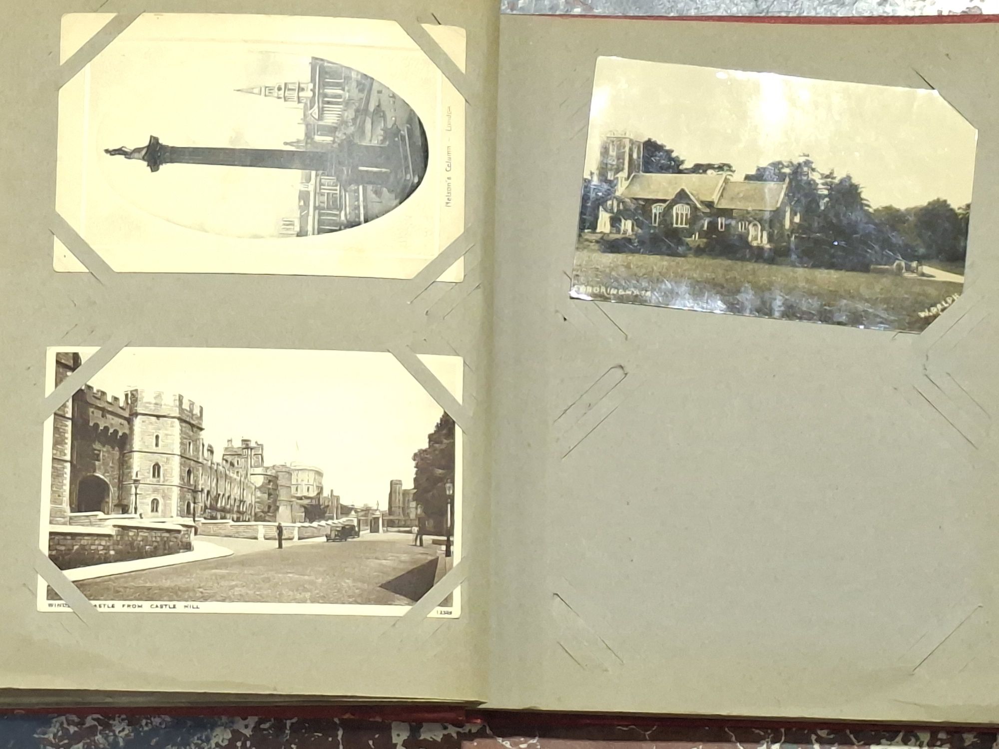 VINTAGE POSTCARD ALBUM