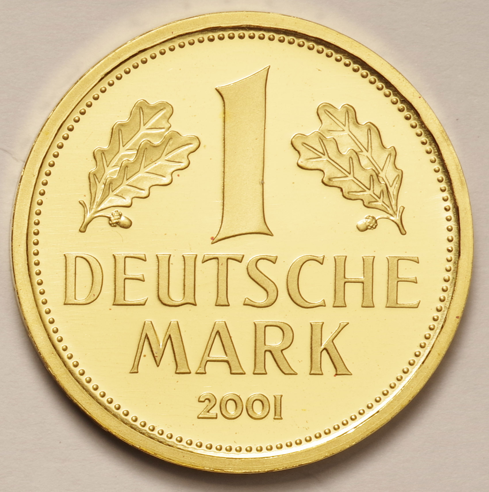 ﾄﾞｲﾂ-Germany 最後のマルク 1マルク金貨 2001年(G) KM203 | Taisei 