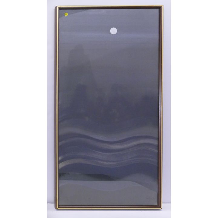 Jim Farr Mystic Night Landscape Mixed Media Tempera Painting- 49x25''