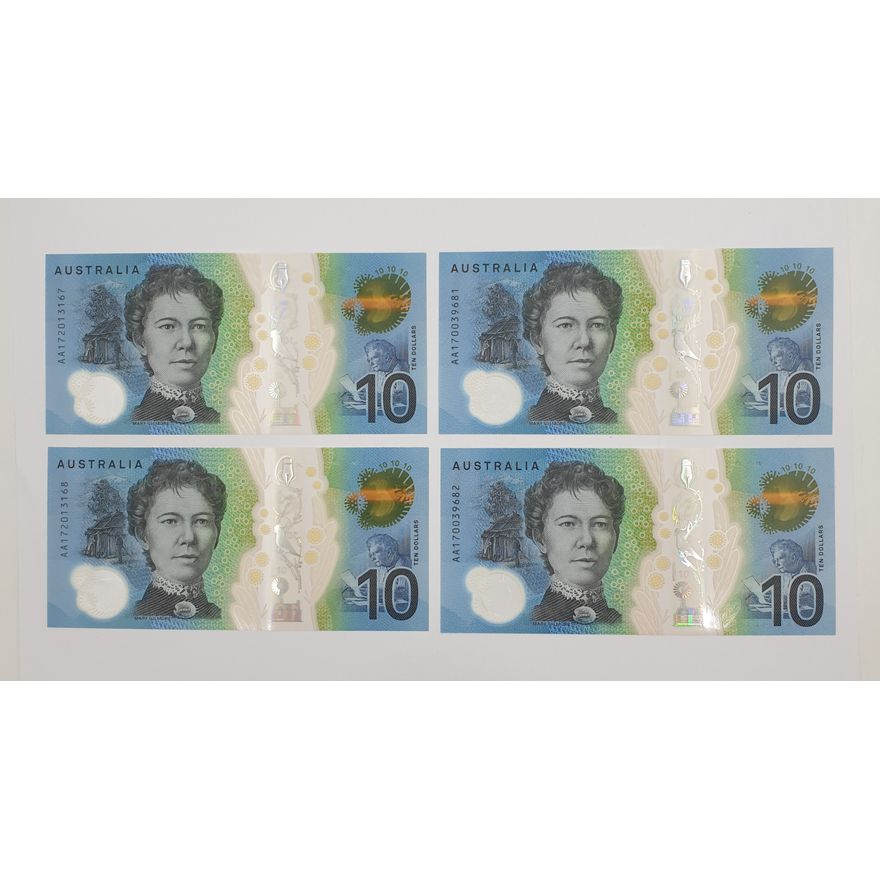 Consec. Pairs Next Gen $10 Notes (x2)