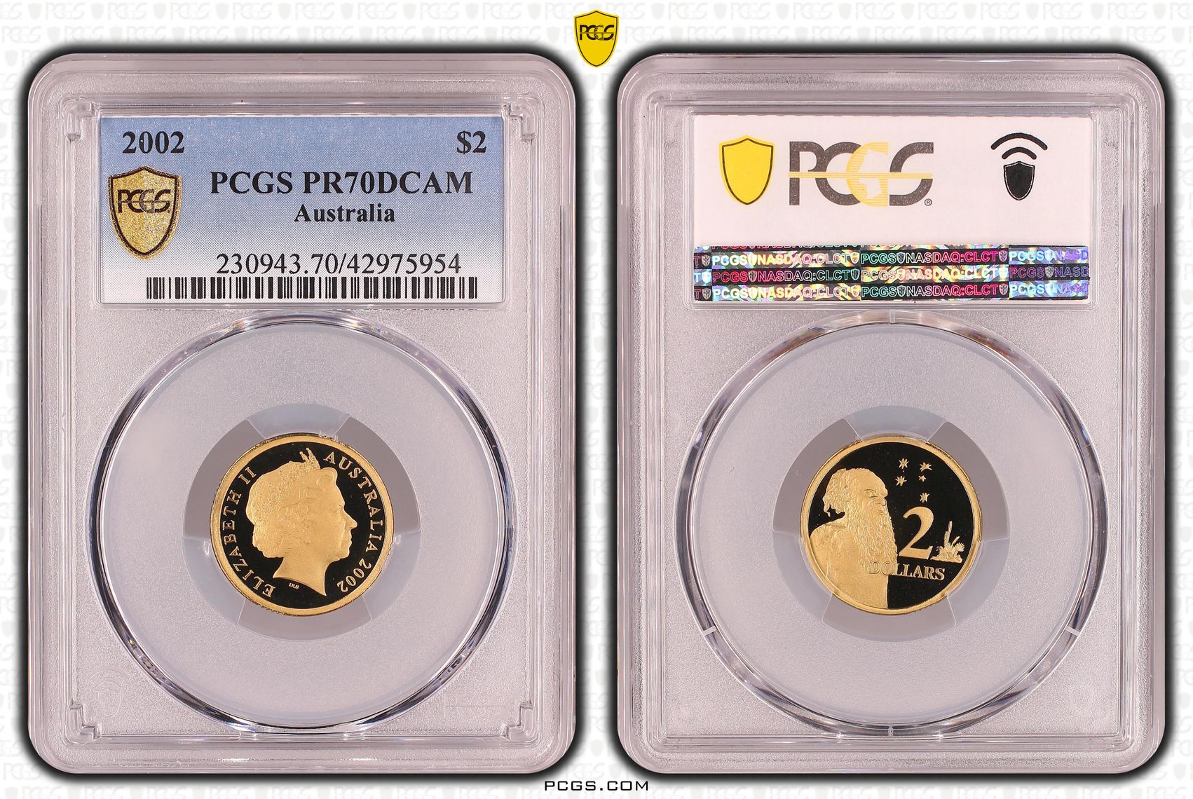 Elizabeth II, Two Dollar, PR70DCAM , 2002 PCGS POP - 11/0