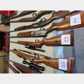 Winchester Model 74 22 Automatic with vintage scope