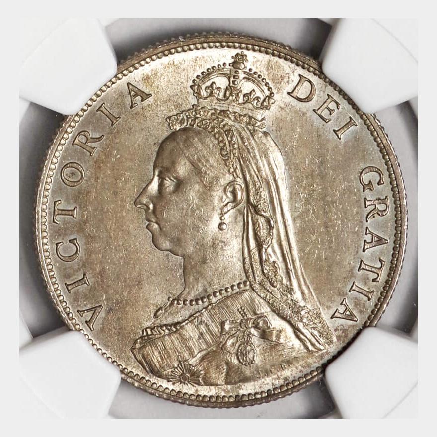 英国-Great Britain. NGC MS64. ヴィクトリア女王像 ジュビリーヘッド 