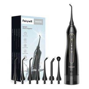 Portable Water Flosser Fairywill 5020E Black | NOT TESTED