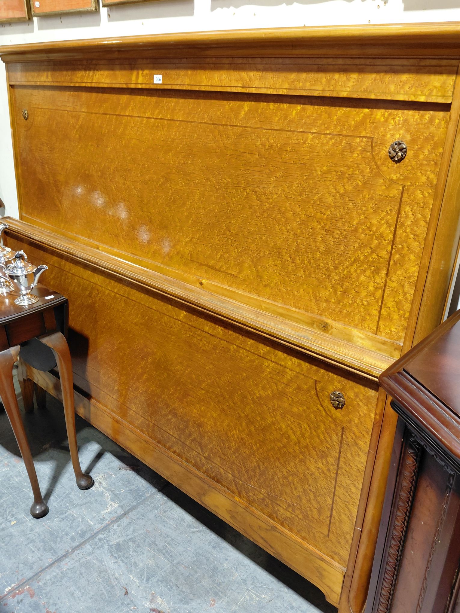 206 · ANTIQUE FRENCH DOUBLE SIZED BED