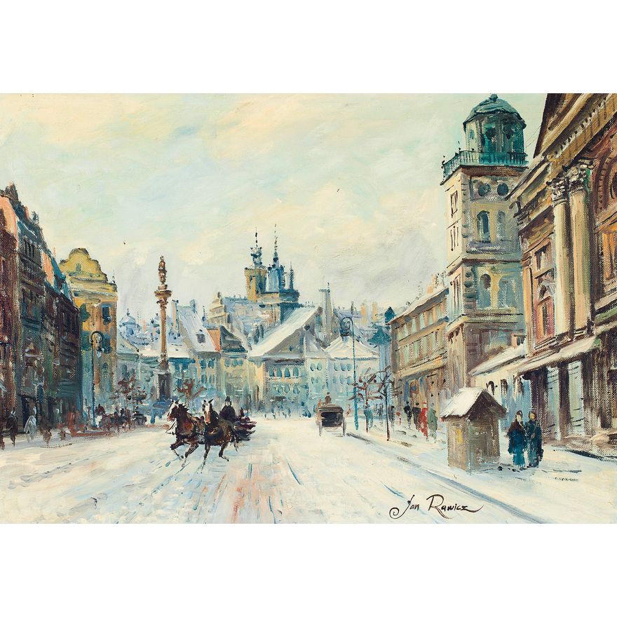 Jan Rawicz | Warszawa zimą