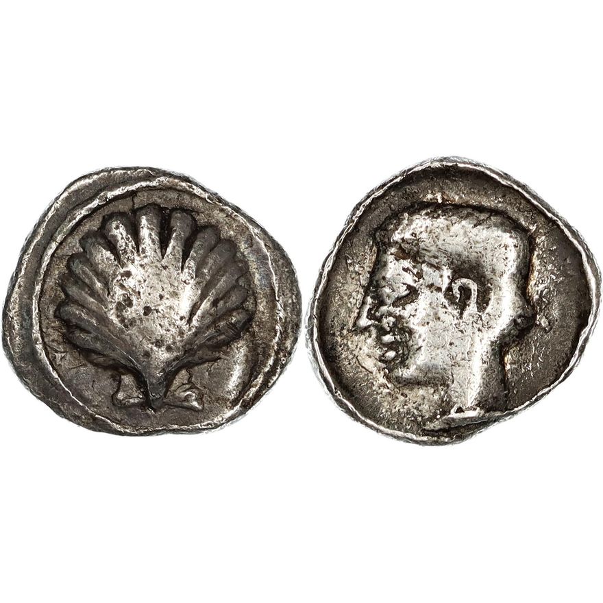 Calabria, Taras, Silver Litra, 475-450 BC,  nVF