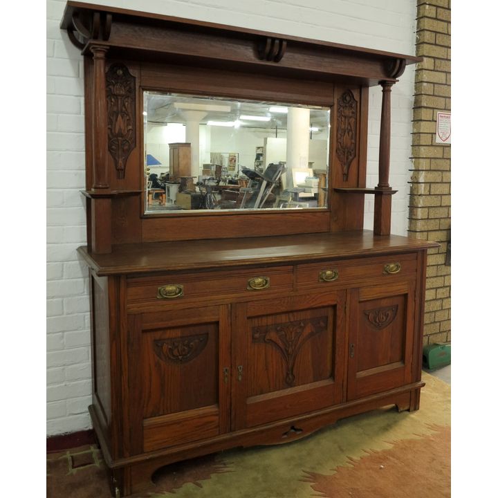 LARGE OAK DRESSER
