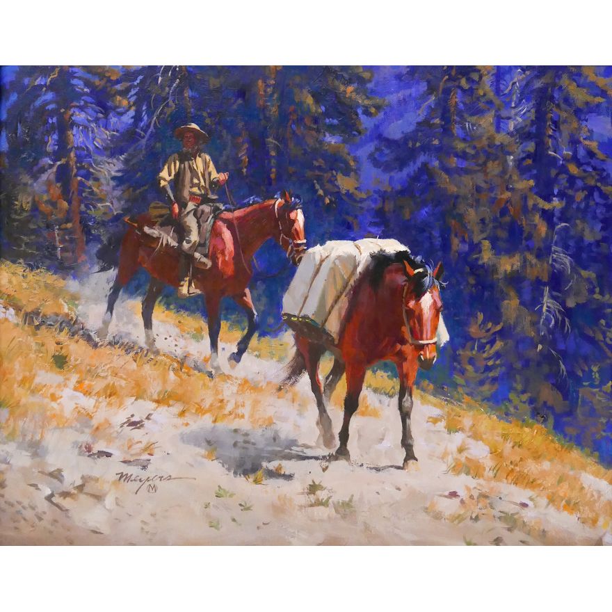 Robert Meyers (1919-1970 Wyoming) ''Mountain Man''